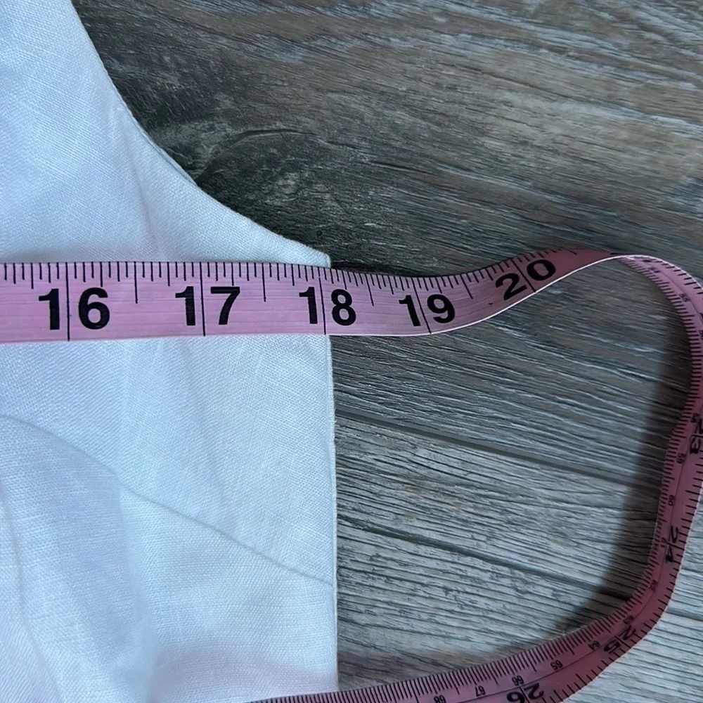 NWT MLB Atlanta Braves Tommy Bahama white linen dress baseball size small - Picture 9 of 10